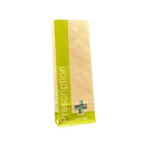 ProPac NHS Brown Paper Prescription Bags - (h)280 x (w)90 x (g)50mm