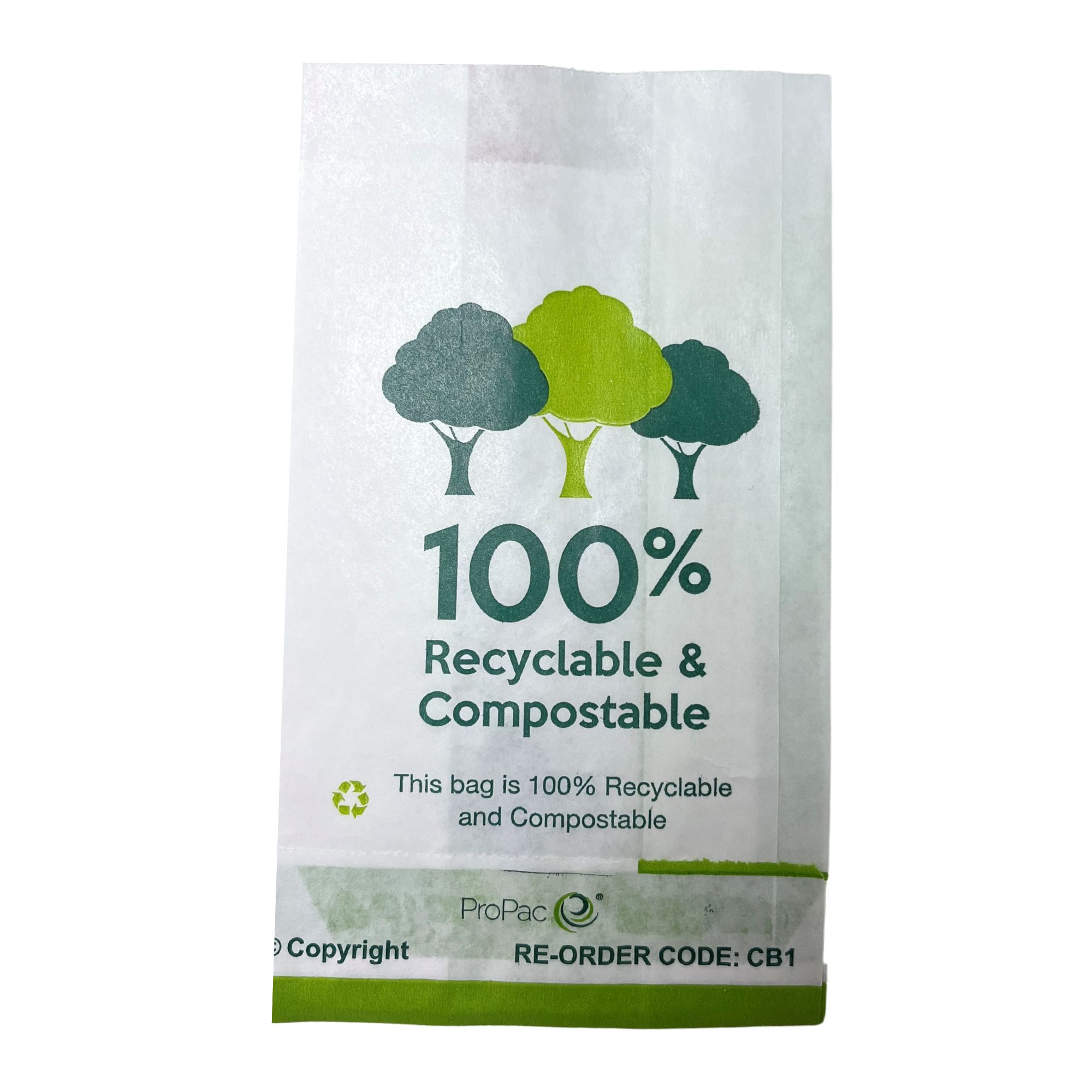 ProPac NHS Pharmacy Paper Counter Bags - (h)140 x (w)80 x (g)50mm
