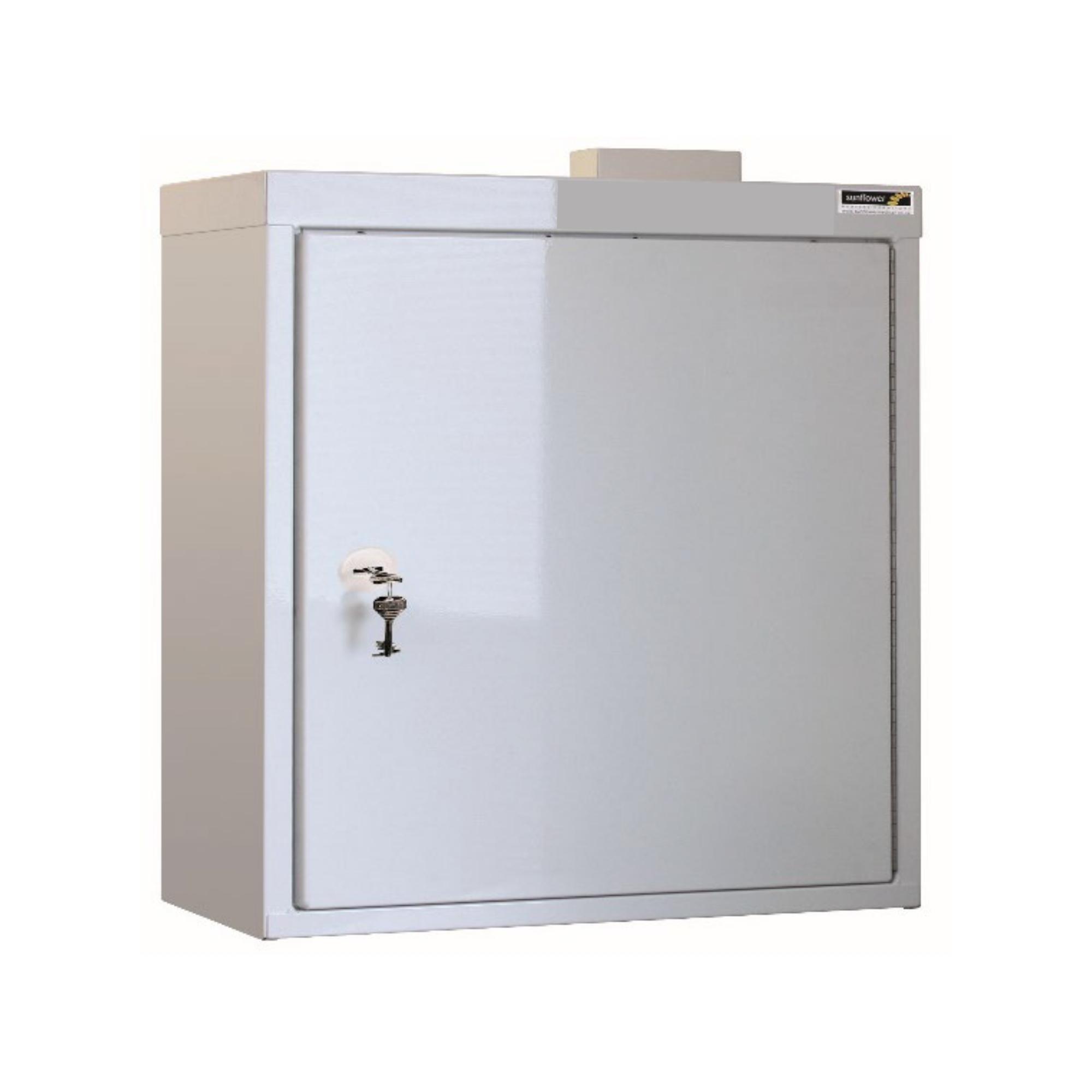 Steel Controlled Drug Cabinet (No Light) - With 2 Shelves