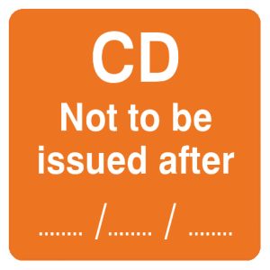 Status Controlled Drug Not to be Issued After - 36 x 36mm