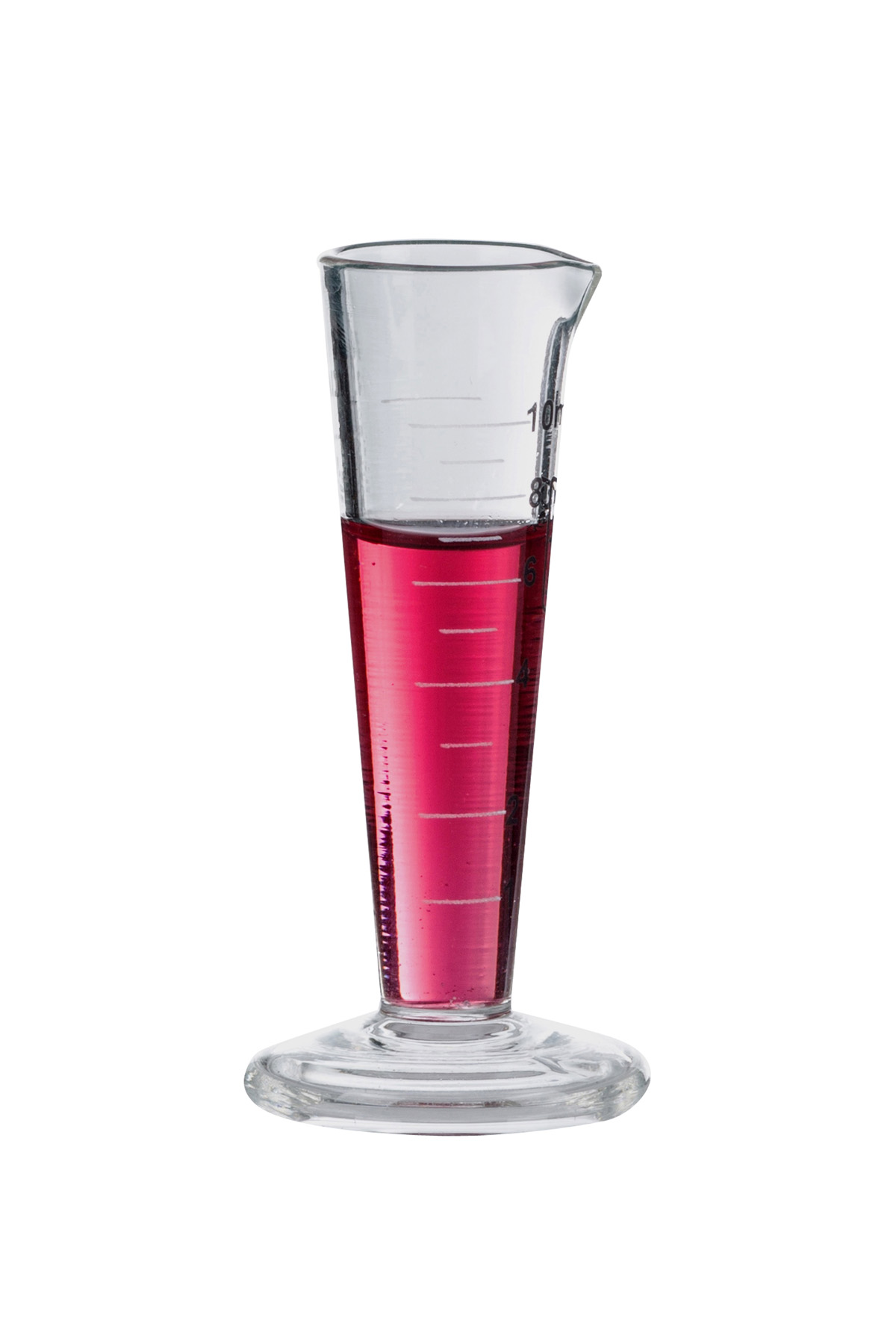 Precision Glass Conical Measure - 10ml