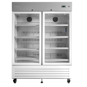 CoolMed Glass Double Door Large Refrigerator 495L