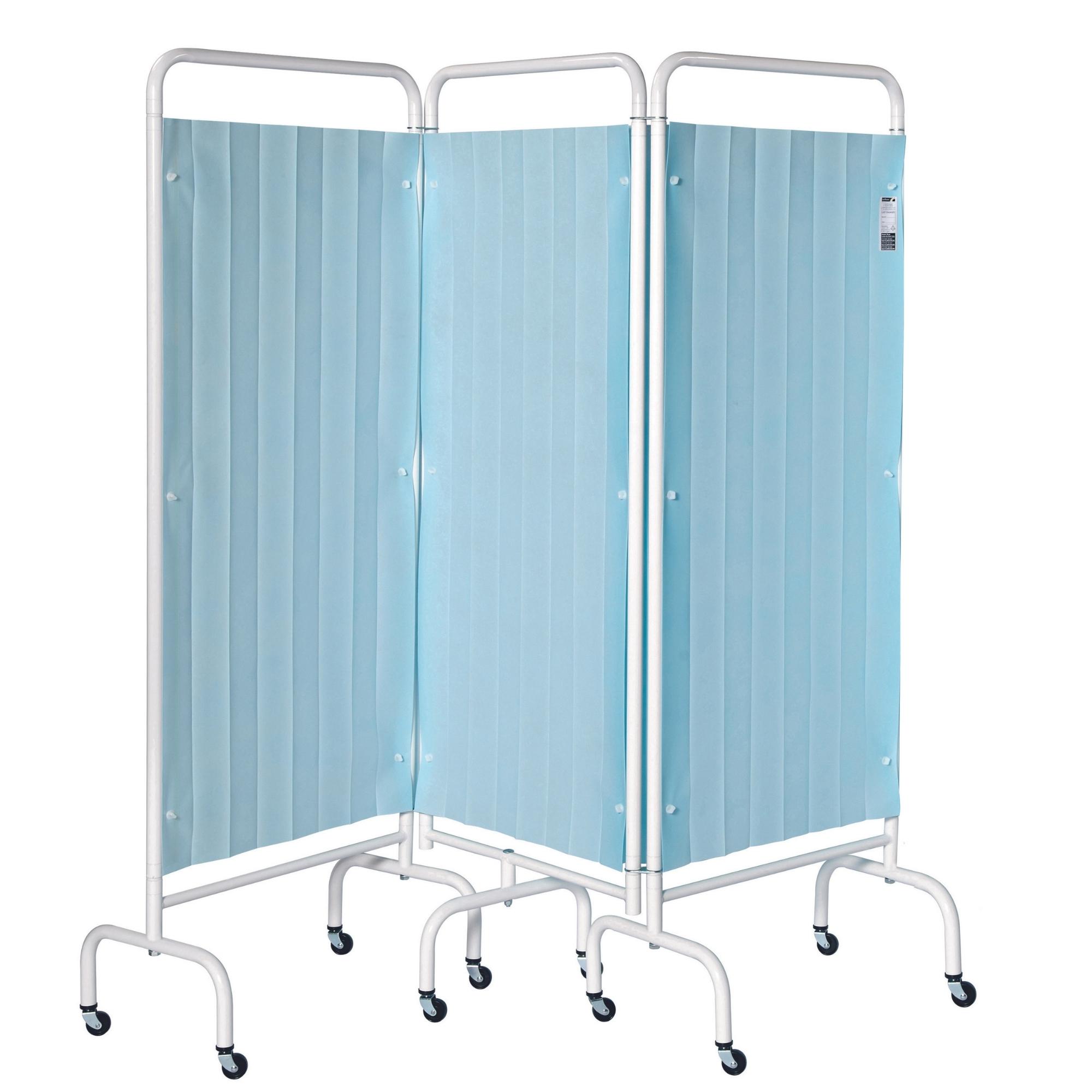 3 Panel Screen with Curtains (h)172 x (w)188 x (d)38cm