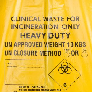 Yellow Clinical Waste Sacks - 12kg