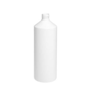 White HDPE Bottle With Screw Closure - 1 Litre