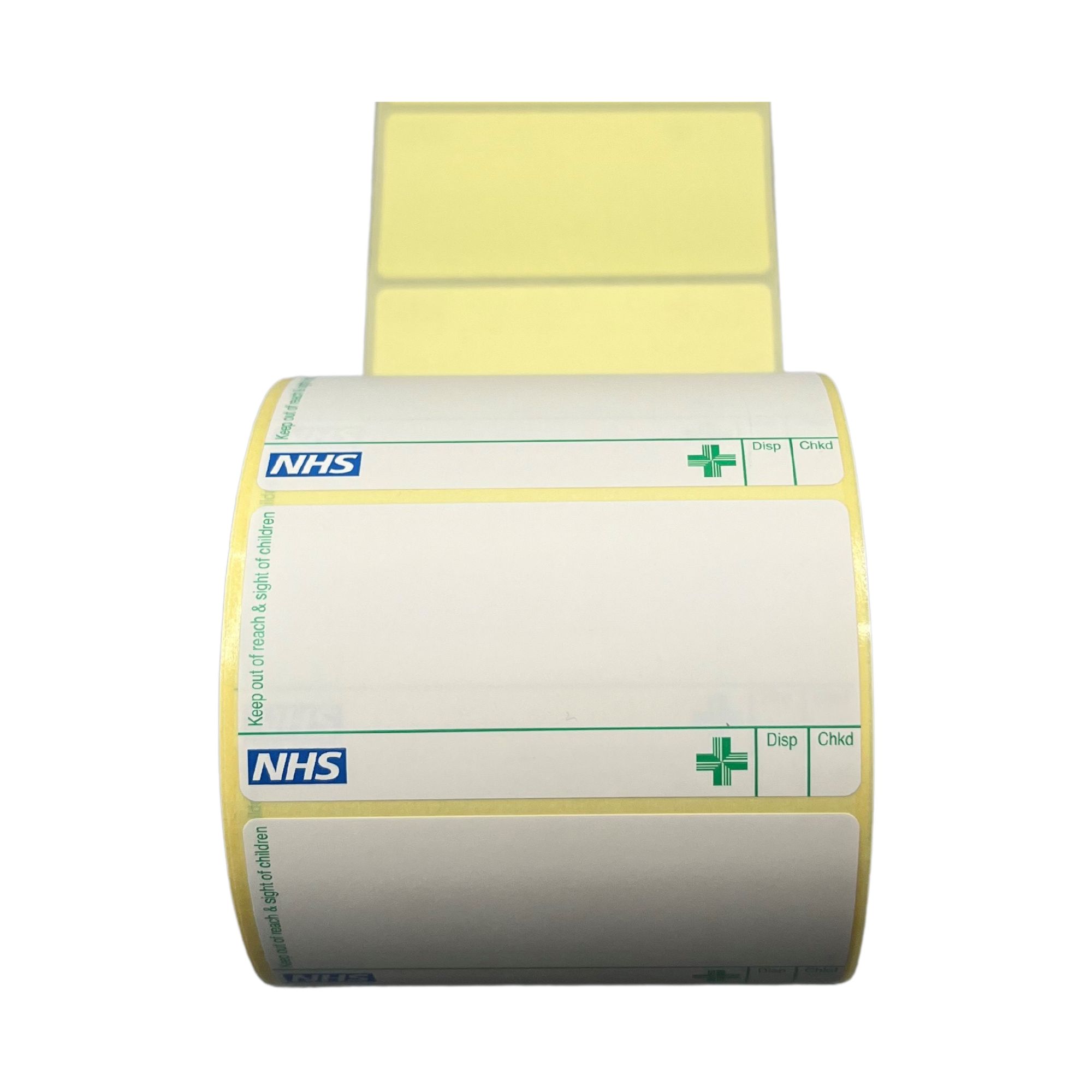 Status NHS Labels - Direct Thermal Prescription 72x36mm - plain white - Bulk pack