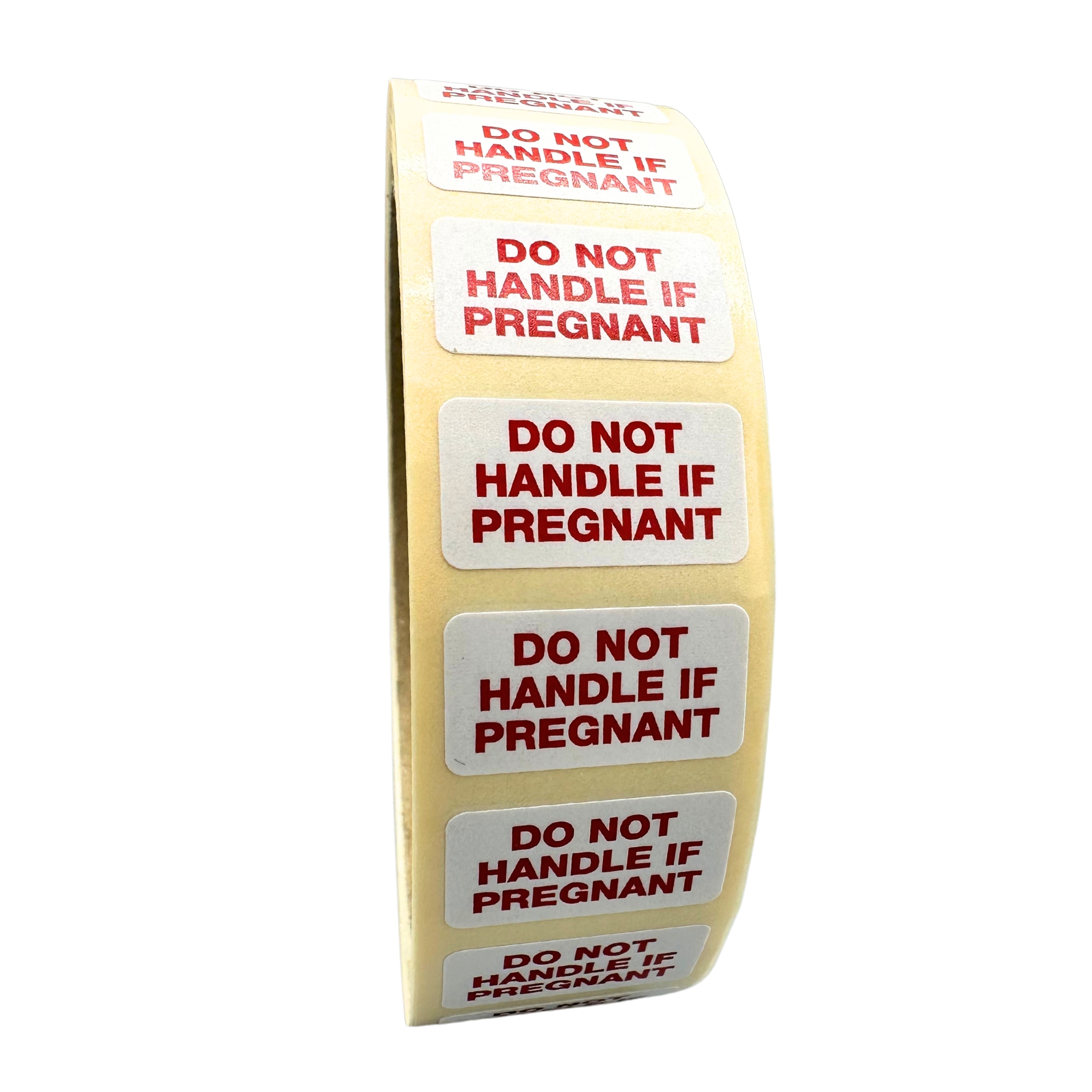 DO NOT HANDLE IF PREGNANT White label - 12mm x 22mm