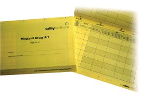 Misuse of Drugs Register Insert Books