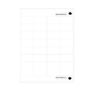 White EPOS shelf edge labels