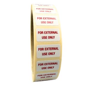FOR EXTERNAL USE ONLY White label - 12mm x 22mm