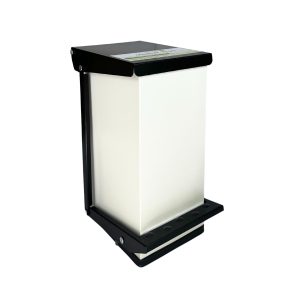 Confidence Fire Retardant Bin with Black Lid 20L