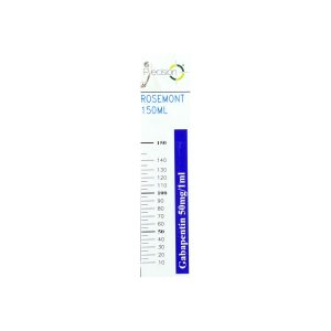 Precision Gabapentin Measuring Rulers 150ML Rosemont 50mg/1ml