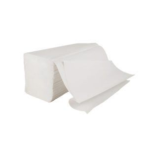 White Interfold Hand Towels 1ply