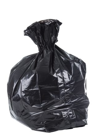 Black Refuse Sacks Flat Pack - 120 Gauge