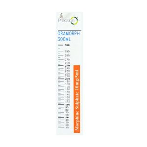 Precision Morphine Sulphate Measuring Rulers 300ML Oramorph 10mg/5ml