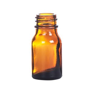 Winchester Glass Amber Bottles 10ml - tactile warning triangles