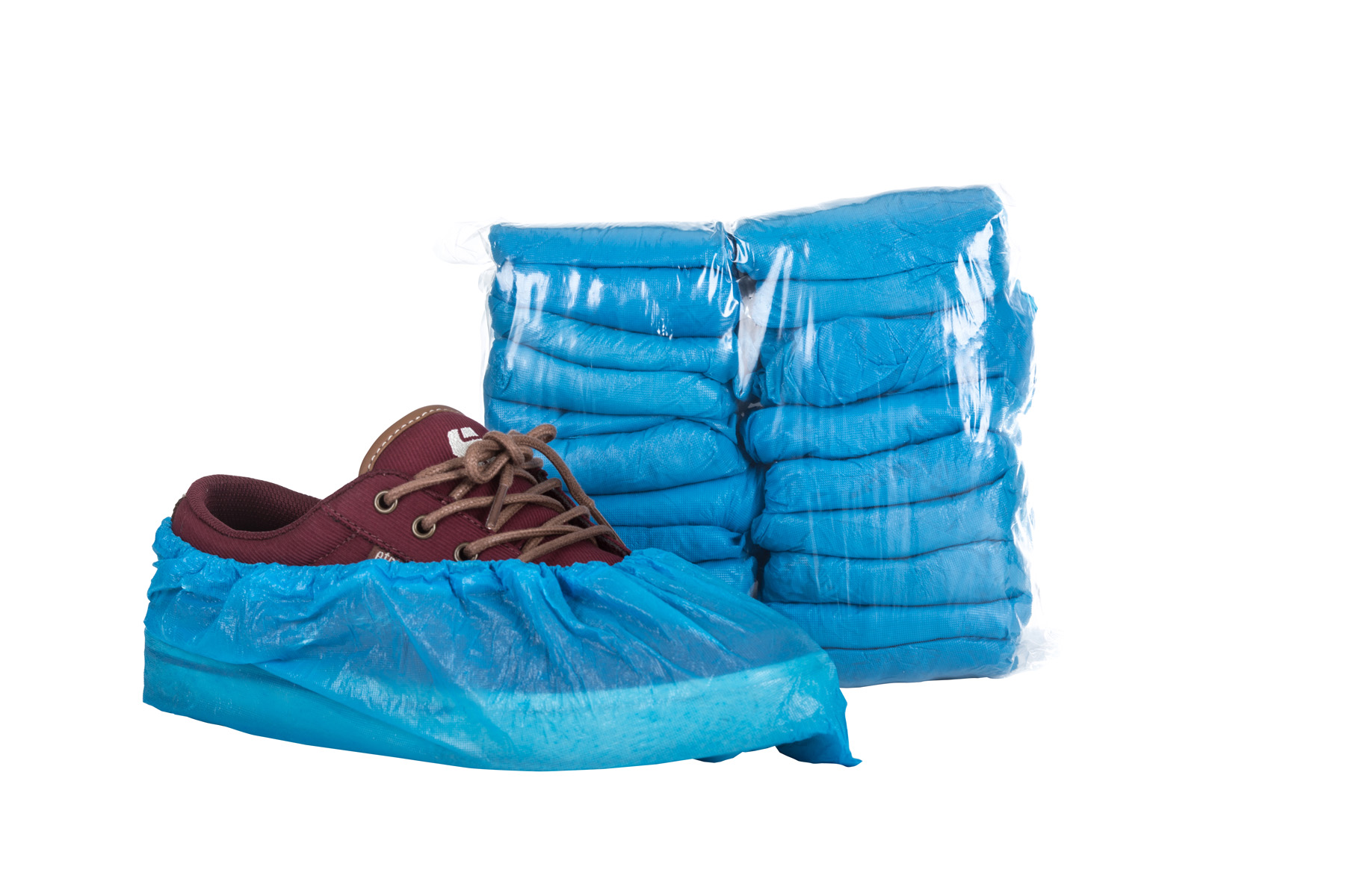 Blue Disposable Overshoe - Medium