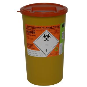 SHARPSGUARD Eco Orange Sharps Bin - 0.5L
