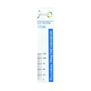 Precision Oxycodone Measuring Rulers 120ML Oxynorm 10mg/1ml