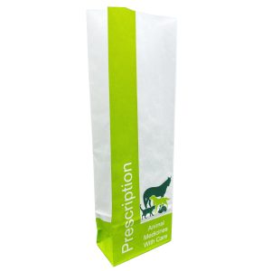 ProPac Vet Paper Prescription Bags - (h)280 x (w)90 x (g)50mm