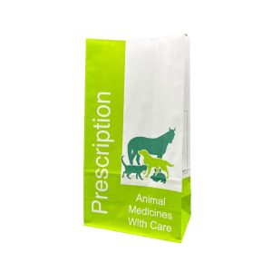 ProPac Vet Paper Prescription Bags - (h)240 x (w)120 x (g)80mm