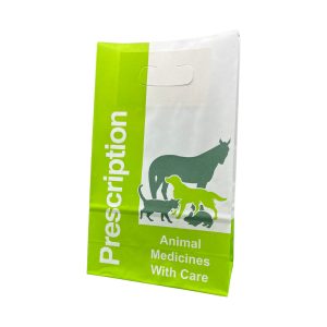 ProPac Vet Paper Prescription Bags - (h)300 x (w)180 x (g)80mm