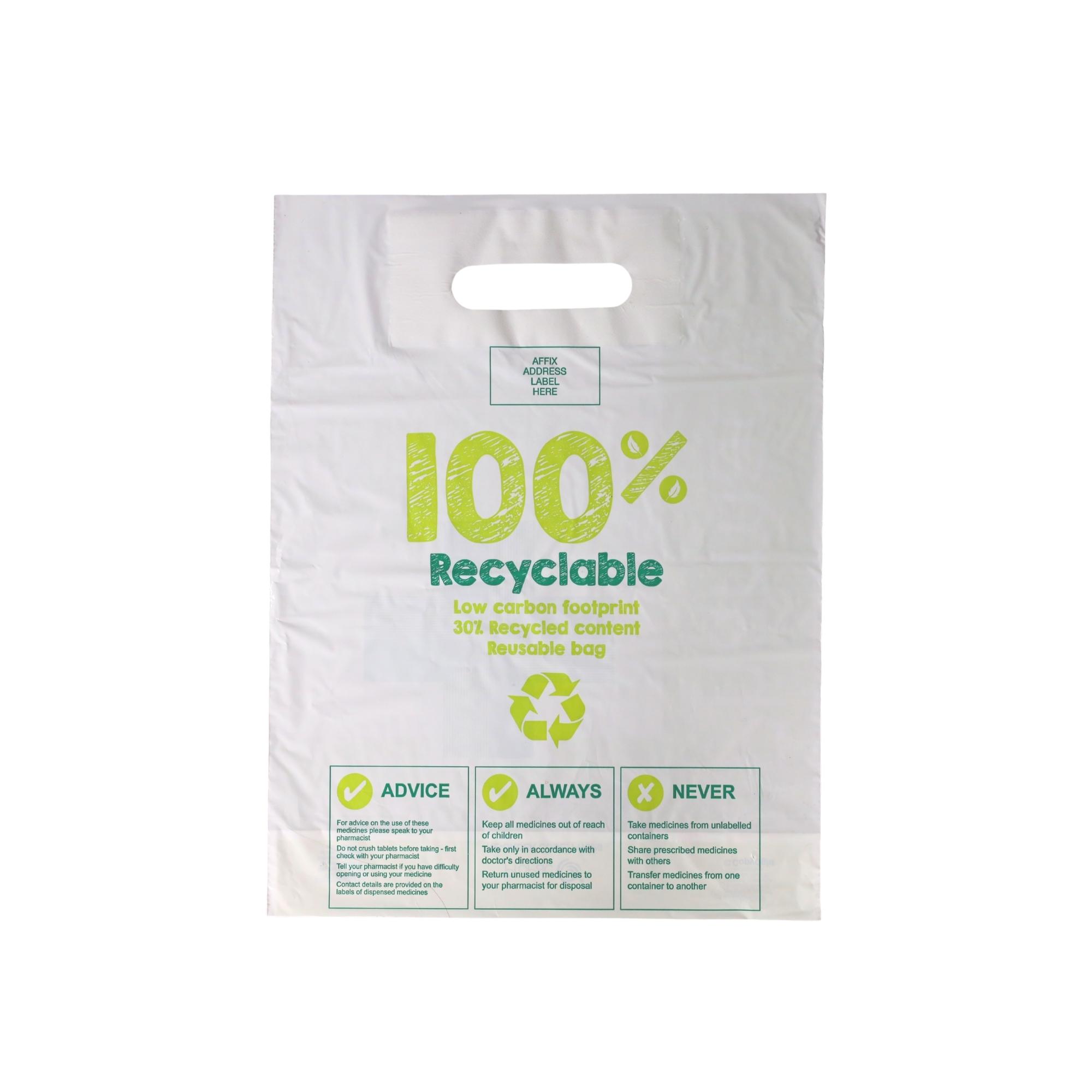 ProPac NHS Heavy-duty Plastic Pharmacy Carriers - (h)380 x (w)290 x (g)80mm