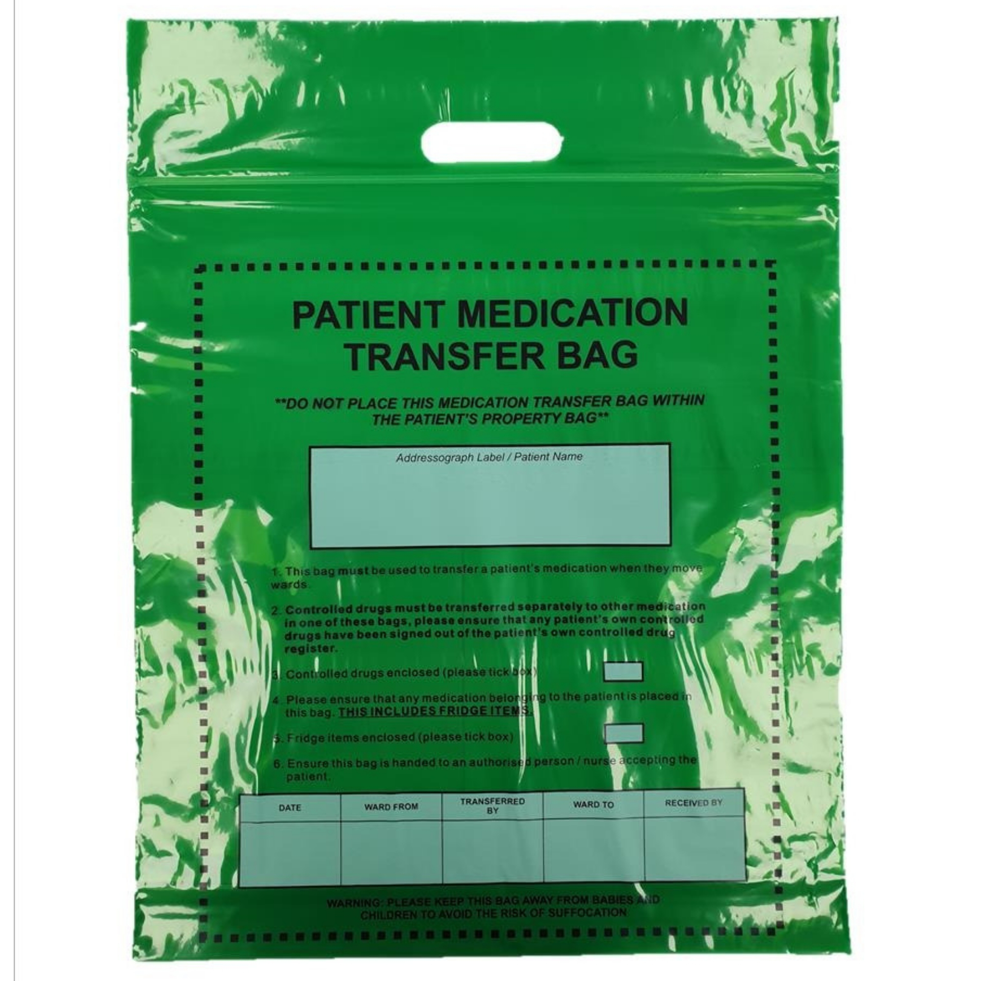 Patient's Own Medicine Bag - (h)380 x (w)350 x (g)70mm