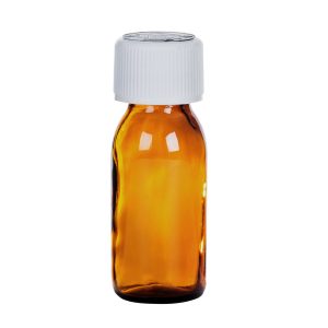 Pharmasafe Premium Amber Glass Ready-Capped Bottles - 60ml