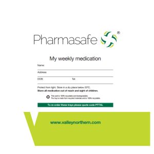Pharmasafe Additional Cards for PTTXL Tablet Trays