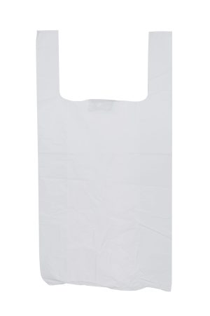 ProPac Plain White Plastic Carriers - (h)510 x (w)272 x (g)140mm