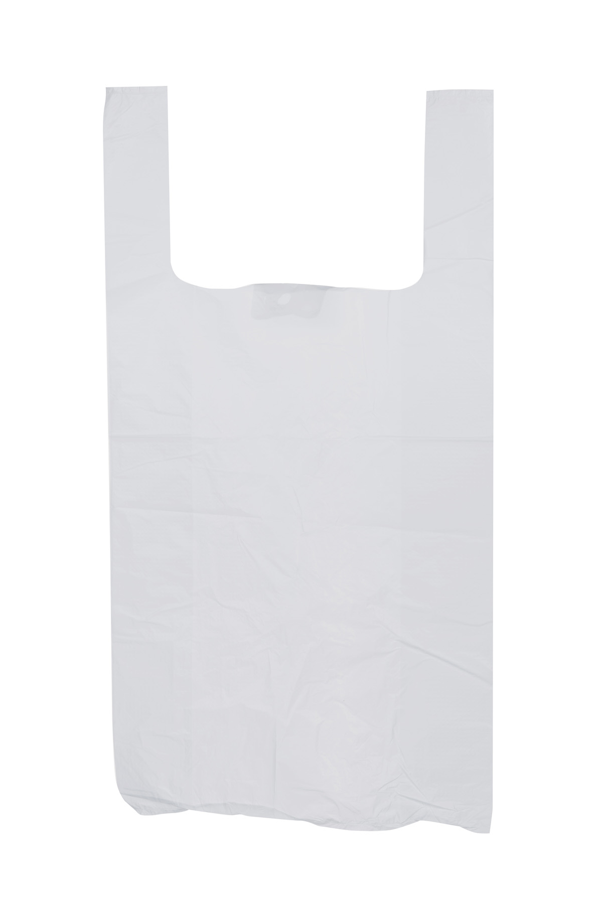 ProPac Plain White Plastic Carriers - (h)510 x (w)272 x (g)140mm