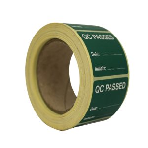 Status Quality Control Passed Labels - 36 x 36mm