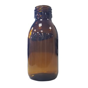 Beatson Clark Round Amber Glass Bottles - 60ml