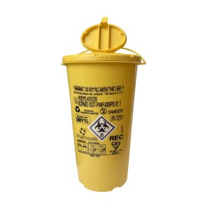 Pharmasafe Yellow Sharps Bin 1 Litre