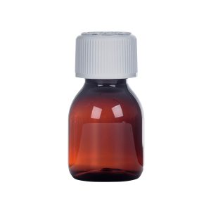 Pharmasafe Amber PET Ready Capped Bottles - 60ml