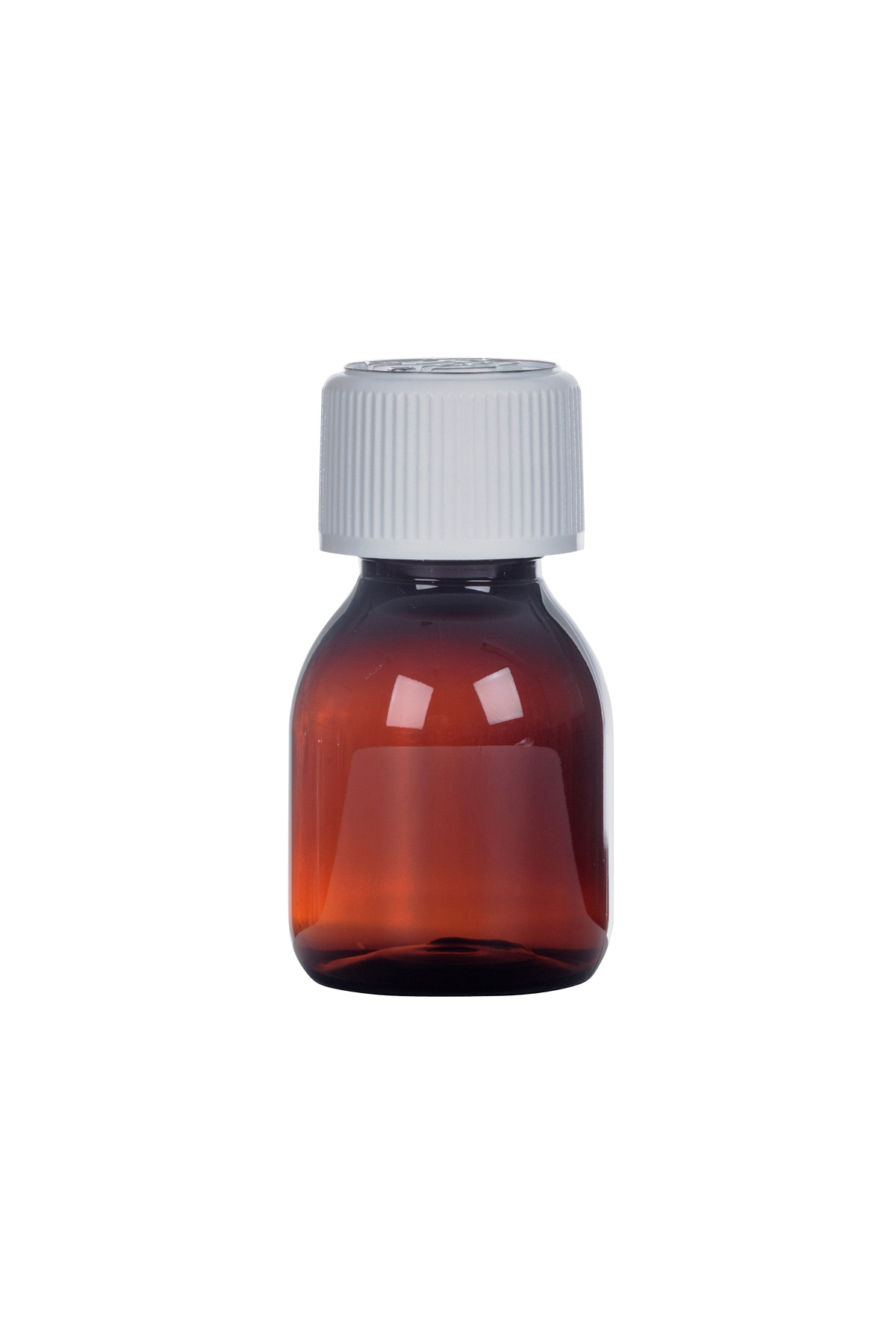 Pharmasafe Amber PET Ready Capped Bottles - 60ml