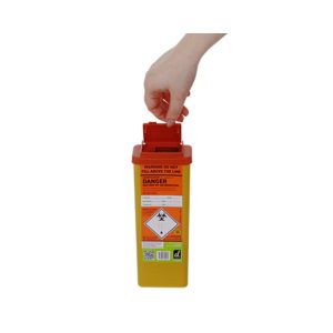 Sharpsguard Scottish Eco Orange Sharps Bin - 0.5L