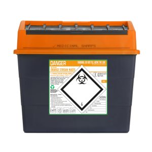 Sharpsafe Scottish Orange Sharps Bin - 30L