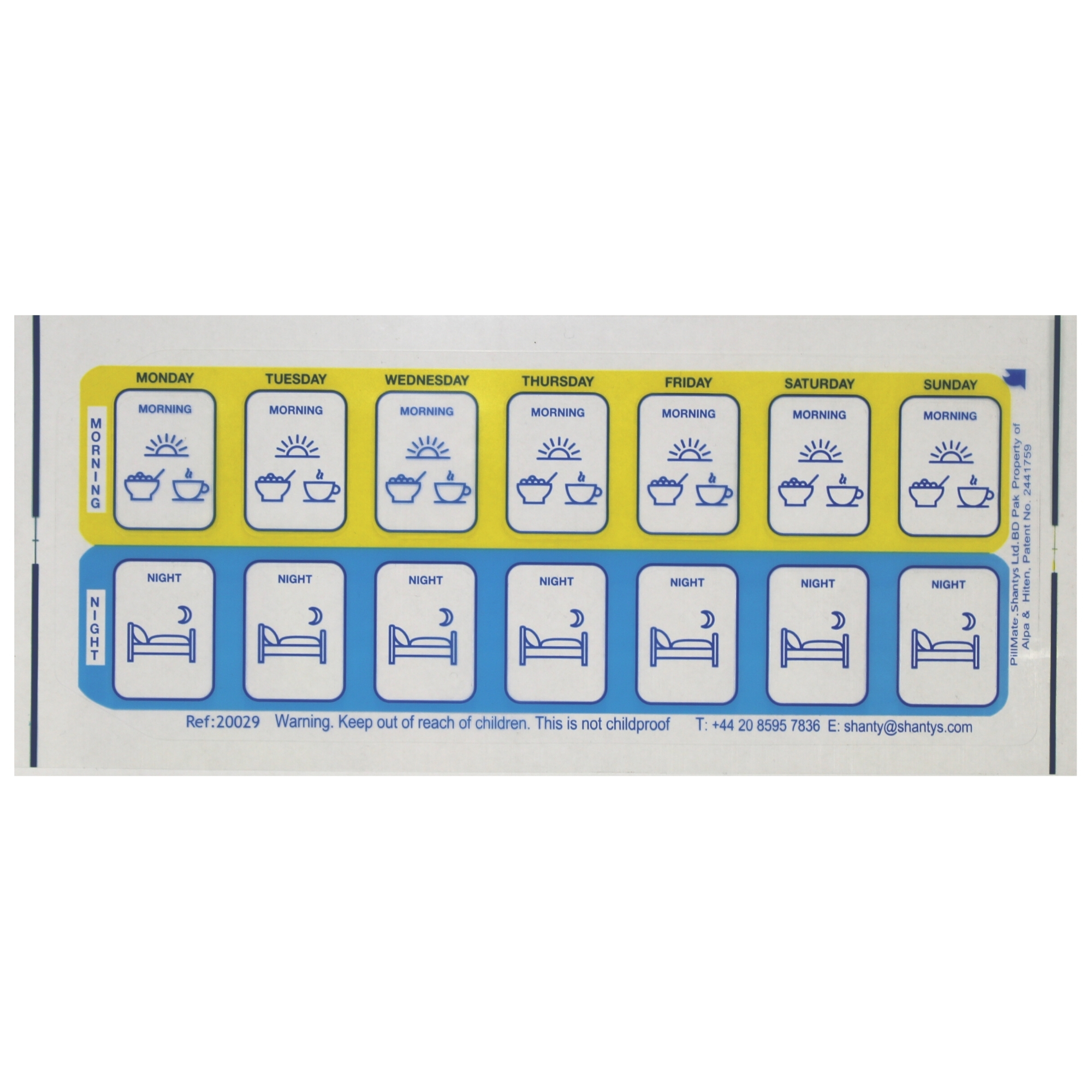 PillMate Extra Seals - For SPD502T Tablet Trays