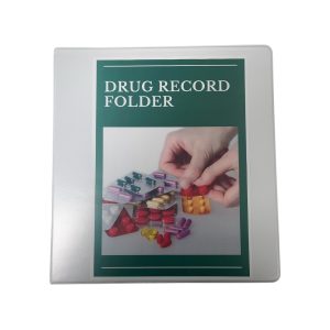Controlled Drug Register Record Folder With Dividers & Drug Registers