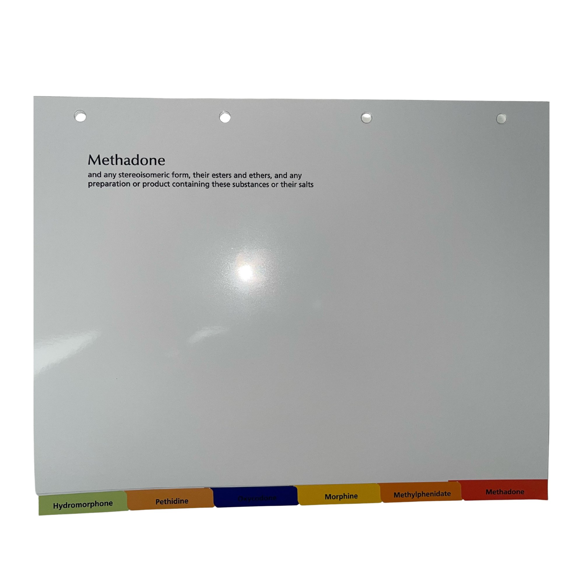 Controlled Drug Register Record Folder With Dividers & Drug Registers