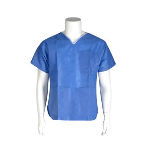 Blue Scrub Shirt Large