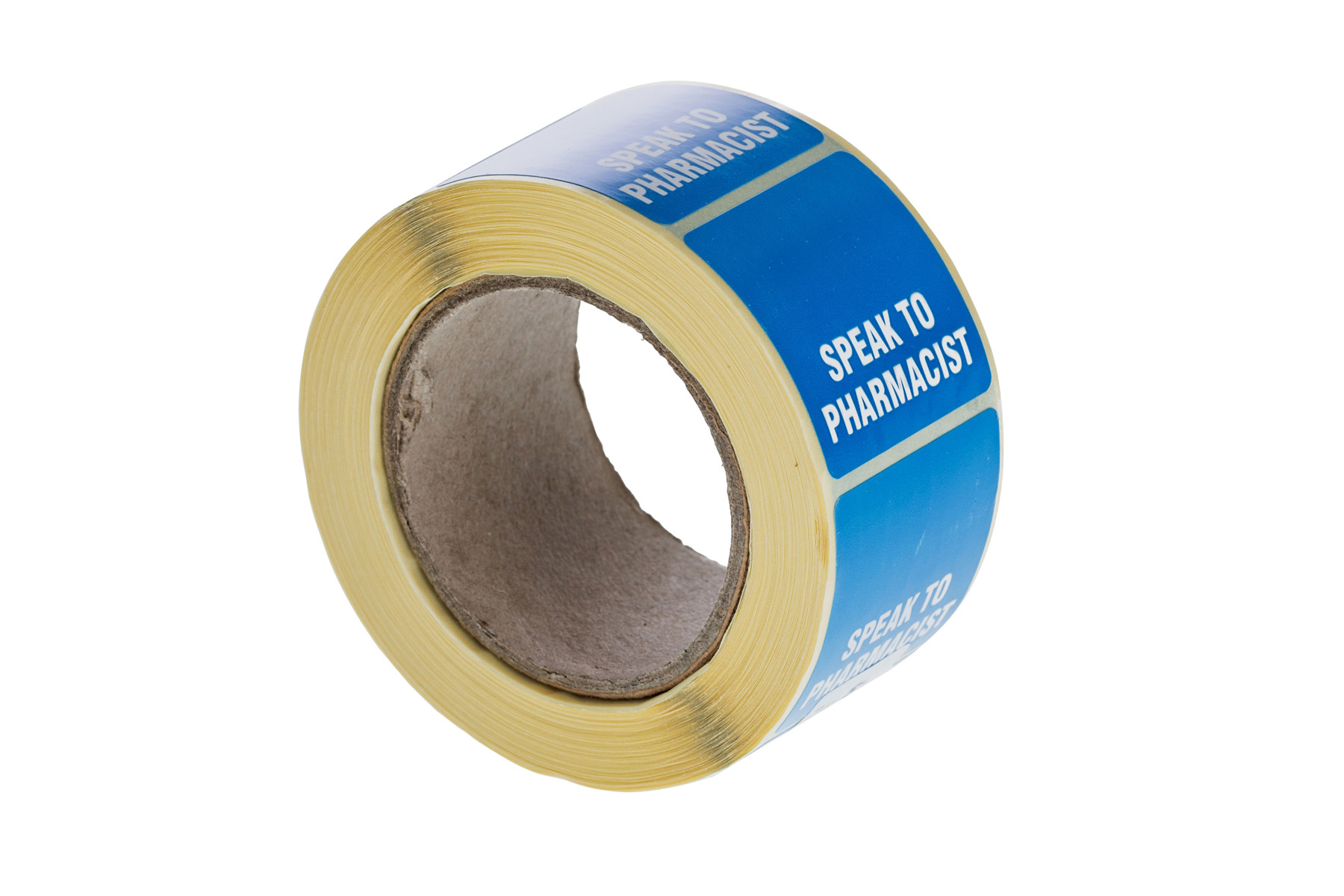 Status Speak to Pharmacist Labels - 36 x 36mm
