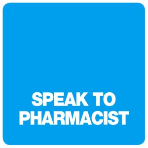 Status Speak to Pharmacist Labels - 36 x 36mm