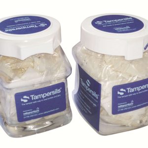 Tampersils White Perforated 33 x 20mm