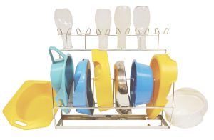 Confidence Stainless Steel Urinal/Bedpan Rack (holds 6)