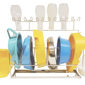 Confidence Stainless Steel Urinal/Bedpan Rack (holds 6)