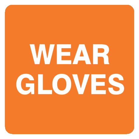 Status Wear Gloves Labels - 23 x 22mm