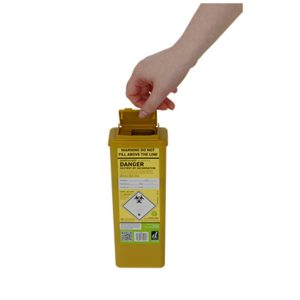 SHARPSGUARD Eco Yellow Sharps Bin - 0.5L